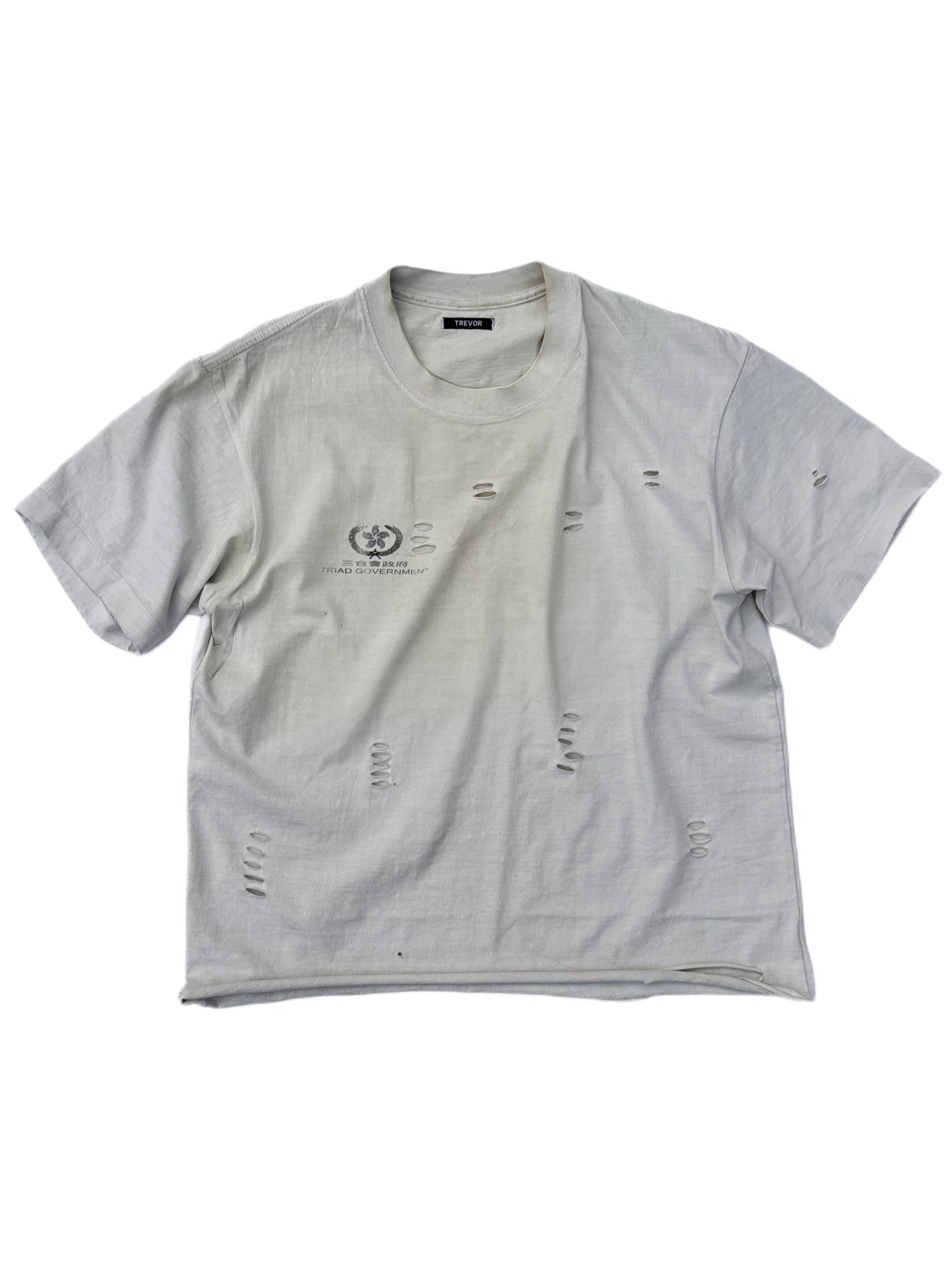DIRTY WHITE TRIAD BASIC TEE (SOLD OUT)