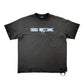S*X IS PINK DESTROYED WASH TEE