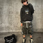 SAG CAMO JORTS DISTRESSED DENIM (SOLD OUT)