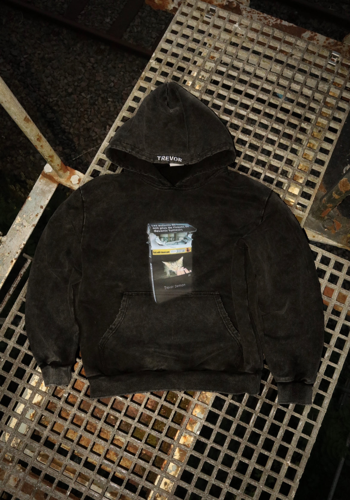 TREVOR CAT CIGARETTE HOODIE (SOLD OUT)